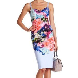 TED BAKER Emore Focus Bouquet Strappy Dress